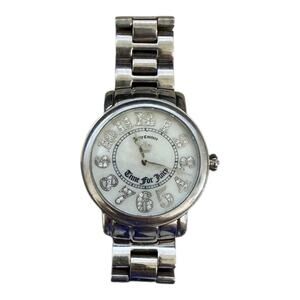 Vintage Juicy Couture Time for Juicy Quartz Stainless Steel Watch Y2K